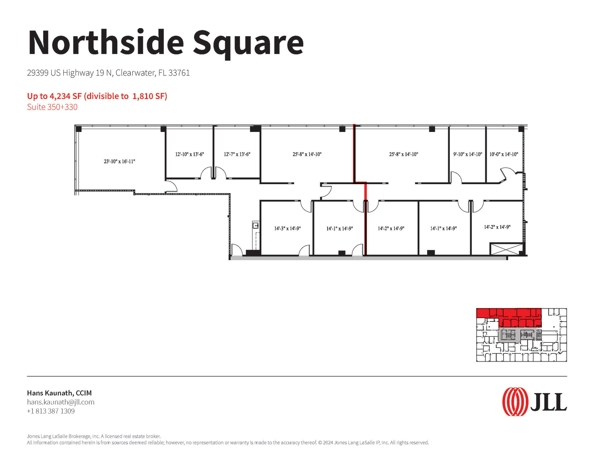 29399 US Highway 19 N, Clearwater, FL à vendre Plan d’étage– Image 1 sur 1