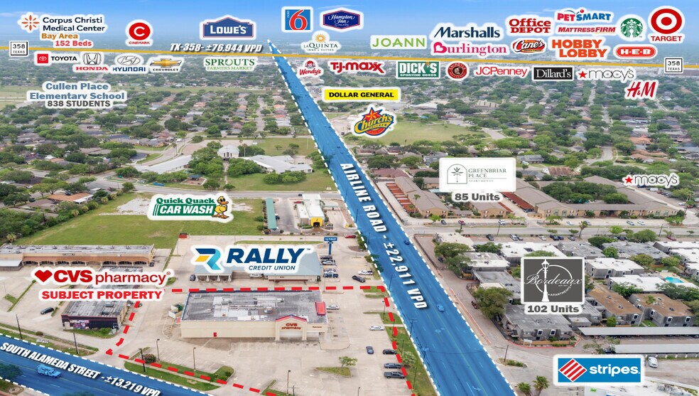 4801 S Alameda, Corpus Christi, TX à vendre - Photo de l’immeuble – Image 2 sur 3