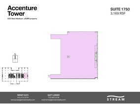 500 W Madison St, Chicago, IL à louer Plan d’étage– Image 1 sur 1