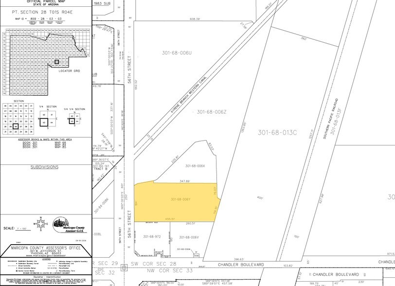 6948 W Chandler Blvd, Chandler, AZ à vendre - Plan cadastral – Image 2 sur 4