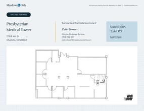 1718 E 4th St, Charlotte, NC à louer Plan de site– Image 2 sur 2