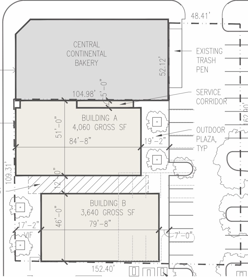 105-115 S Main St, Mount, Mount Prospect, IL à louer Plan de site– Image 1 sur 3