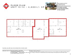 990 Sonoma Ave, Santa Rosa, CA à louer Plan d’étage– Image 1 sur 1