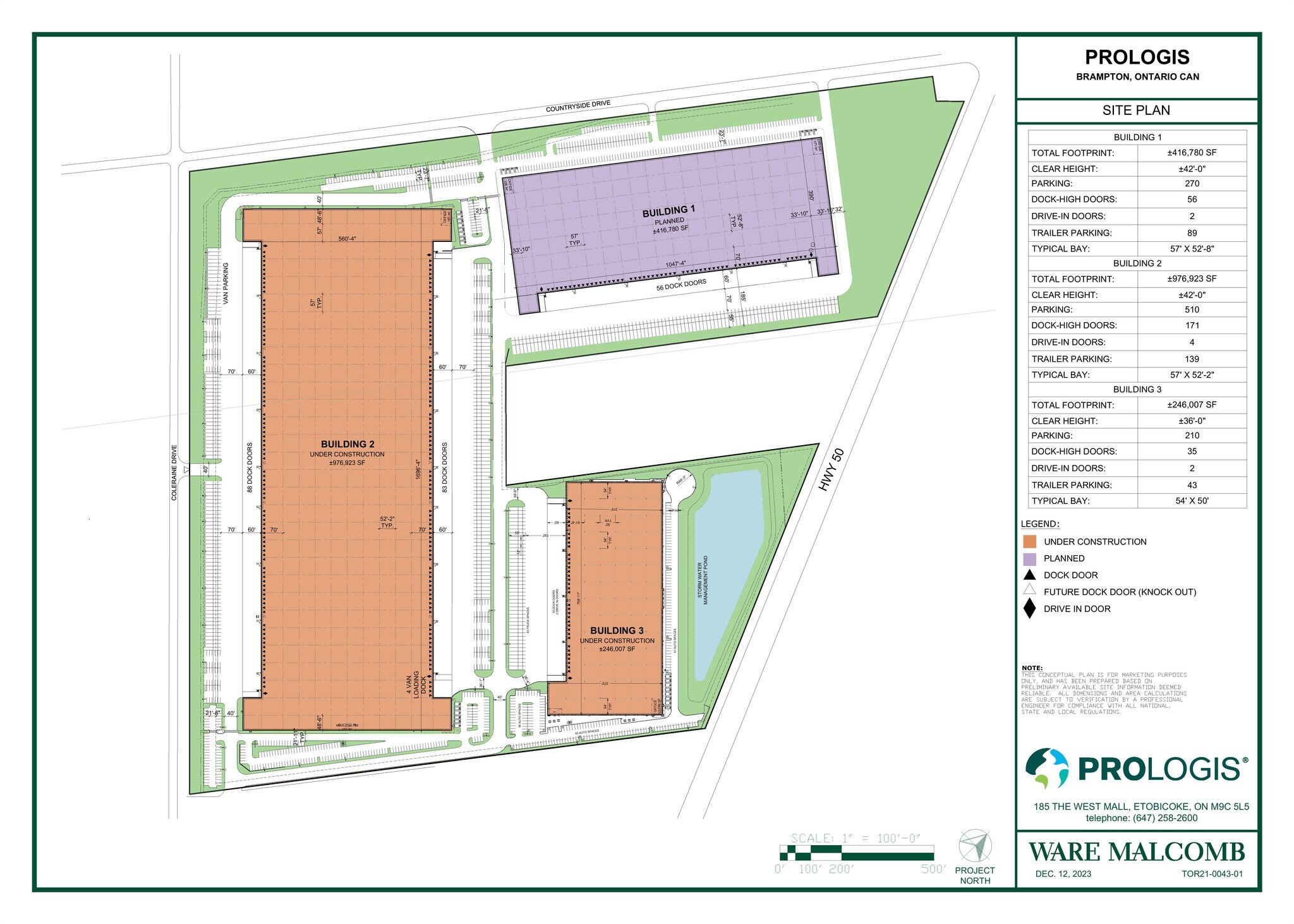 5525 Countryside Dr, Brampton, ON à louer Plan de site– Image 1 sur 9