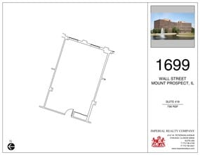 1699 Wall St, Mount Prospect, IL à louer Plan de site– Image 1 sur 1