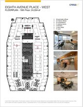 585 8th Ave SW, Calgary, AB à louer Plan d’étage– Image 1 sur 2