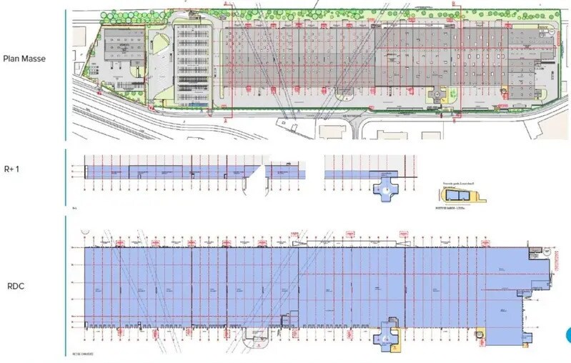 Industriel/Logistique dans Savigny-le-Temple à louer - Plan de site – Image 3 sur 3