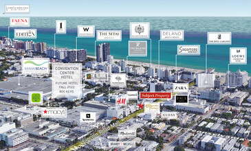 509 Lincoln Rd, Miami Beach, FL - VUE AÉRIENNE  vue de carte