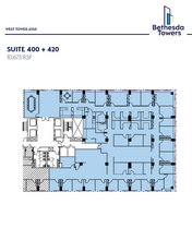 4340 East-West Hwy, Bethesda, MD à louer Plan d’étage– Image 1 sur 2