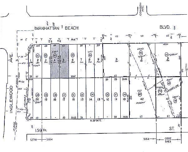4732-4734 Manhattan Beach Blvd, Lawndale, CA à louer - Plan cadastral – Image 2 sur 6