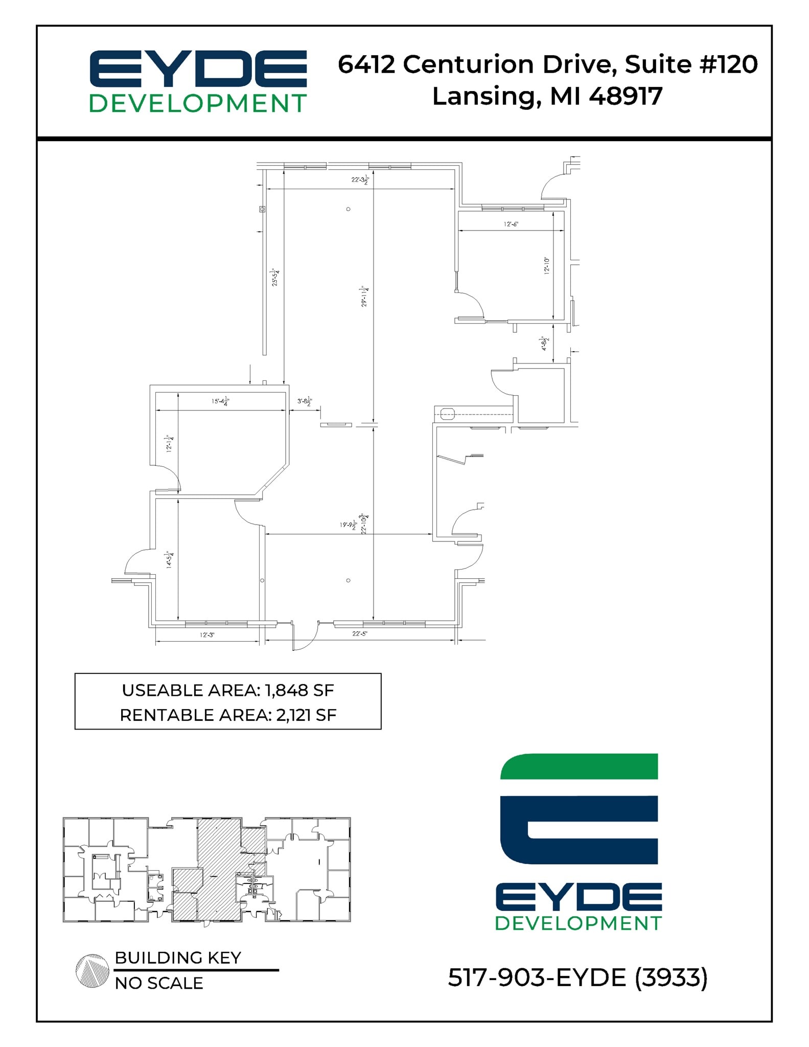 6412 Centurion Dr, Lansing, MI à louer Plan de site– Image 1 sur 1