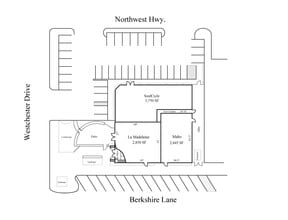 5944 W Northwest Hwy, Dallas, TX à louer Plan de site– Image 1 sur 1