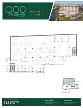 900 N Branch St, Chicago, IL à louer Plan d’étage– Image 1 sur 5