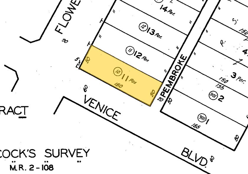 427 Venice Blvd, Los Angeles, CA à louer - Plan cadastral – Image 3 sur 3