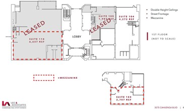 3575 Cahuenga Blvd W, Studio City, CA à louer Plan d’étage– Image 1 sur 1