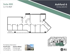 14701 St. Marys Ln, Houston, TX à louer Plan d’étage– Image 1 sur 1