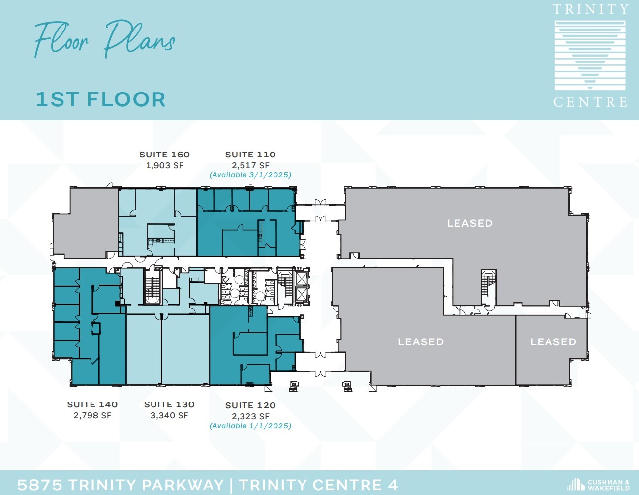5870 Trinity Pky, Centreville, VA à louer Plan d’étage– Image 1 sur 1