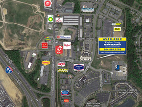 10519 Spotsylvania Ave, Fredericksburg, VA - VUE AÉRIENNE  vue de carte
