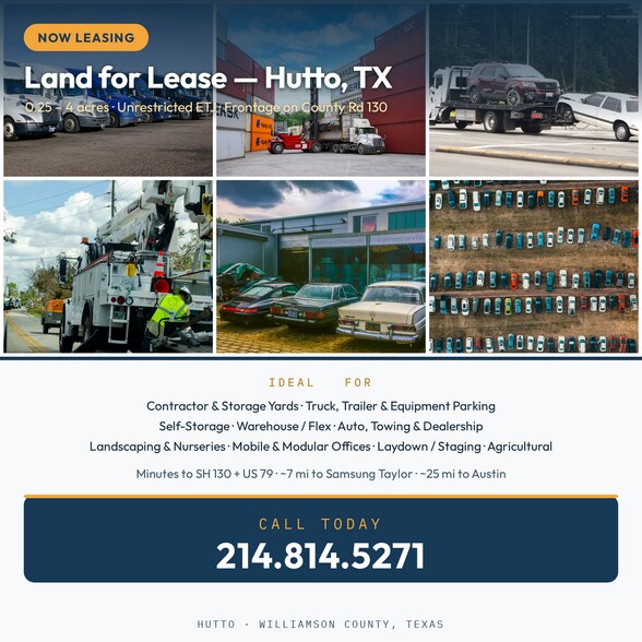 2133 County Road 130, Hutto, TX à louer - Photo de l’immeuble – Image 2 sur 2