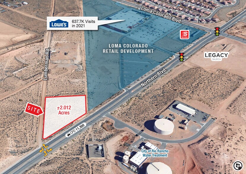 Palm Rd. & Northern Blvd., Rio Rancho, NM à vendre - Photo de l’immeuble – Image 1 sur 4