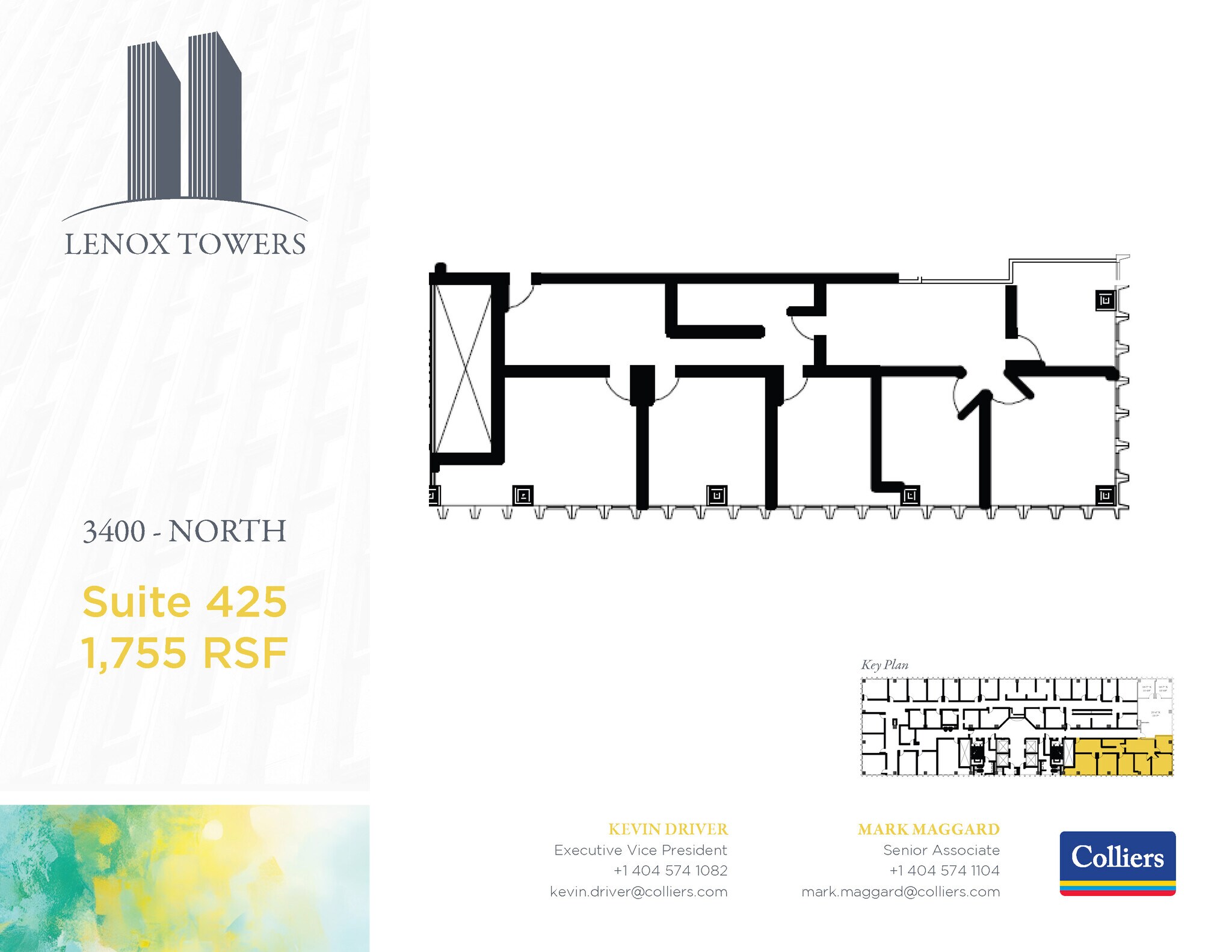 3400 Peachtree Rd NE, Atlanta, GA à louer Plan d’étage– Image 1 sur 1