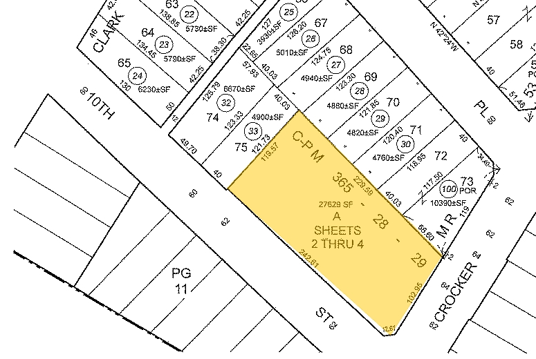 747 E 10th St, Los Angeles, CA à louer - Plan cadastral – Image 3 sur 30