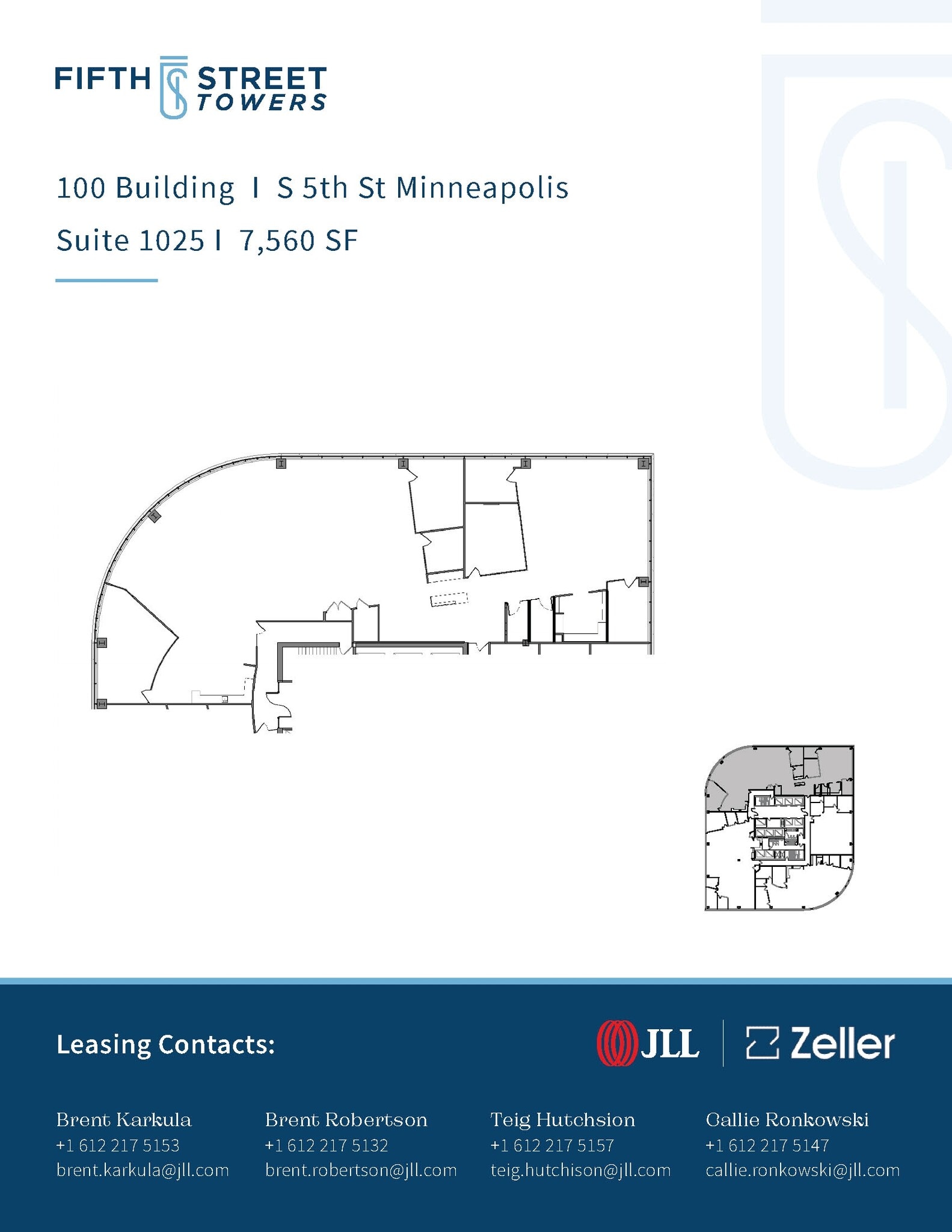 100 S 5th St, Minneapolis, MN à louer Plan d’étage– Image 1 sur 1