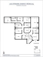 1101 N Pacific Ave, Glendale, CA à louer Plan d’étage– Image 1 sur 1