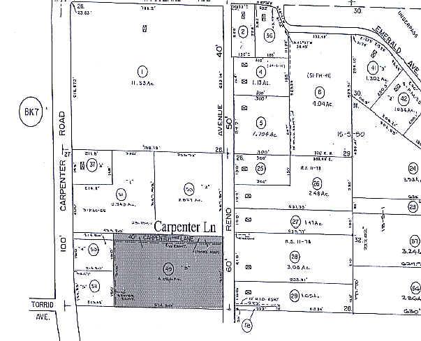 1400 Carpenter Ln, Modesto, CA à louer - Plan cadastral – Image 2 sur 6