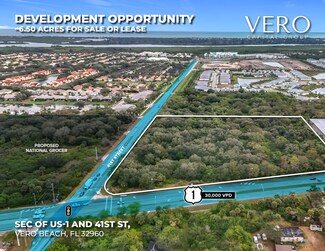 Plus de détails pour 4056 U.S. 1, Vero Beach, FL - Terrain à vendre