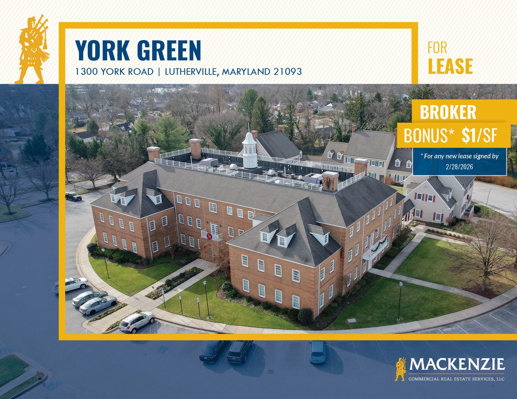 1300 York Rd, Lutherville Timonium, MD à louer Plan d’étage– Image 1 sur 1