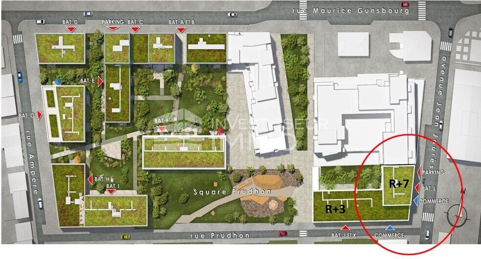 Local commercial dans Ivry-sur-Seine à louer - Plan de site – Image 2 sur 3
