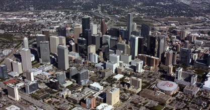 1201 Fannin St, Houston, TX - VUE AÉRIENNE  vue de carte