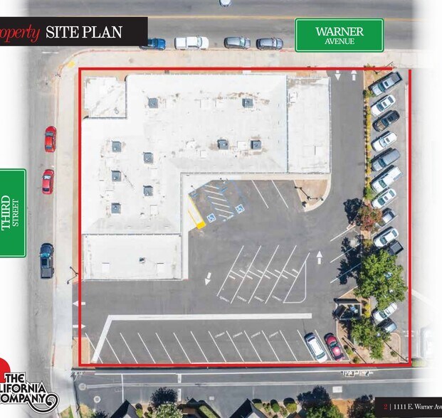 1111 E Warner Ave, Fresno, CA à louer - Plan de site – Image 2 sur 4