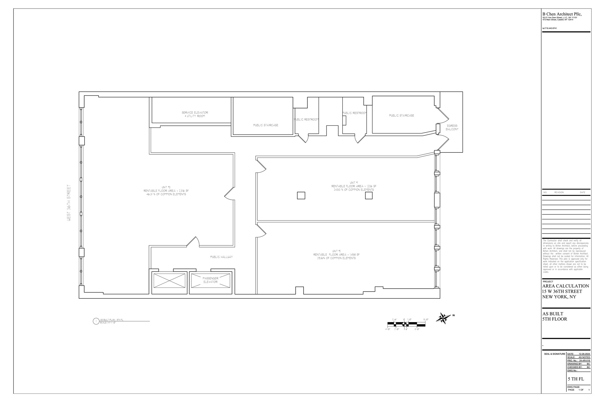 15 W 36th St, New York, NY à louer Plan de site– Image 1 sur 2