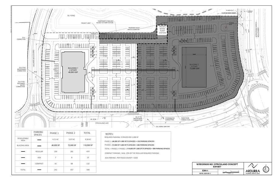 00 Wiregrass Ranch Blvd, Wesley Chapel, FL à louer - Plan de site – Image 2 sur 5