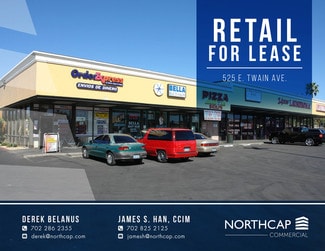 Plus de détails pour 525-577 E Twain Ave, Las Vegas, NV - Local commercial à louer