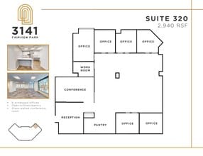 3141 Fairview Park Dr, Falls Church, VA à louer Plan d’étage– Image 1 sur 1