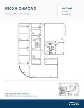 9800 Richmond Ave, Houston, TX à louer Plan d’étage– Image 1 sur 1