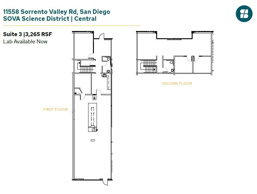 11555 Sorrento Valley Rd, San Diego, CA à louer Plan d’étage– Image 1 sur 1