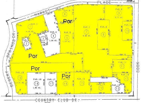 74868-74998 Country Club Dr, Palm Desert, CA à louer - Plan cadastral – Image 2 sur 20