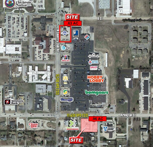 930 N Country Club Rd, Ada, OK à louer - Photo de l’immeuble – Image 3 sur 7