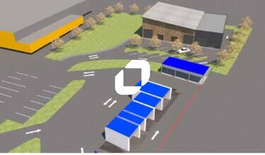 Chaumont-en-Vexin - VUE AÉRIENNE vue de carte