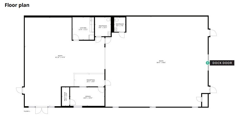 107 Industrial Ave, Little Ferry, NJ à louer - Plan d’étage – Image 2 sur 2