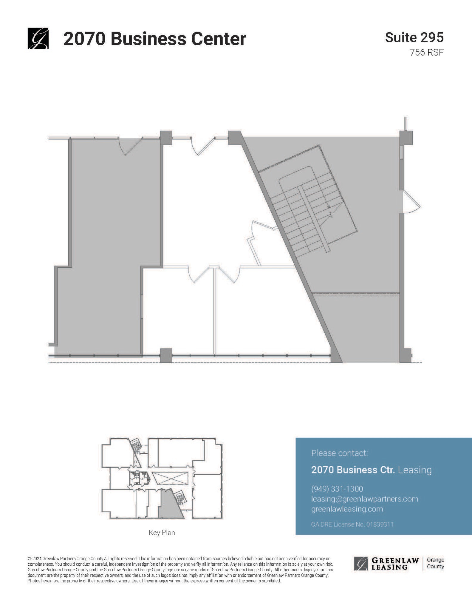 2062 Business Center Dr, Irvine, CA à louer Plan d’étage– Image 1 sur 1