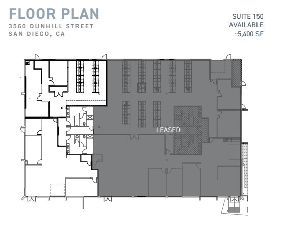 11010 Roselle St, San Diego, CA à louer Plan d’étage– Image 1 sur 2