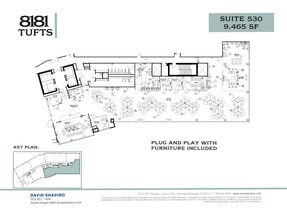 8181 E Tufts Ave, Denver, CO à louer Plan d’étage– Image 1 sur 4