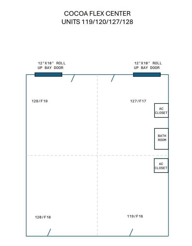 3815 N US Hwy 1, Cocoa, FL à louer Plan d’étage– Image 1 sur 1