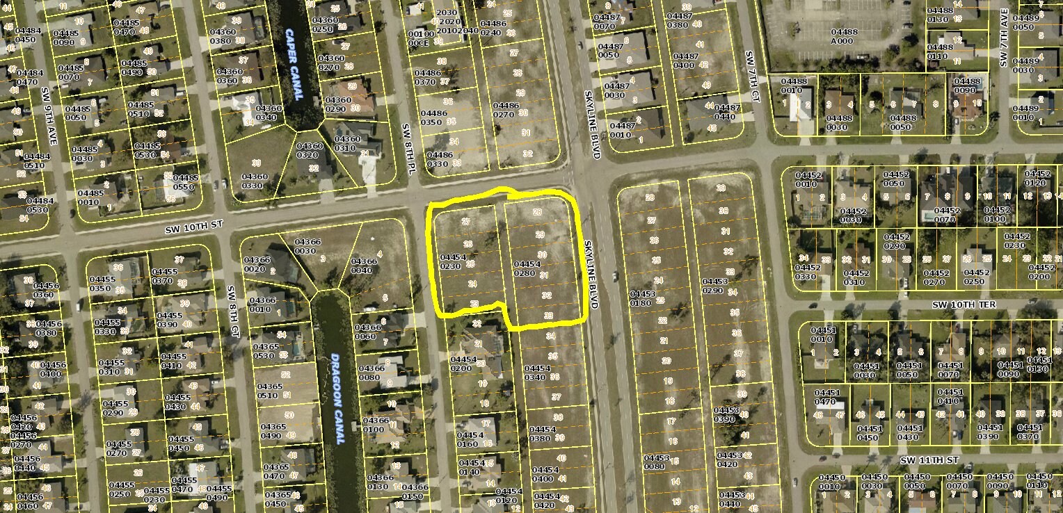 1006 Skyline Blvd, Cape Coral, FL à vendre Aérien– Image 1 sur 6
