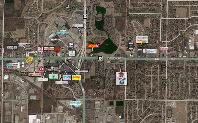 8600-8604 W Brown Deer Rd, Milwaukee, WI à vendre - Aérien – Image 2 sur 38